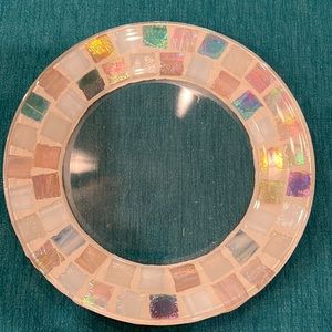 Hand made mosaic decorative plate